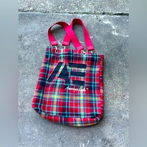 American Eagle Plaid Tote Bag